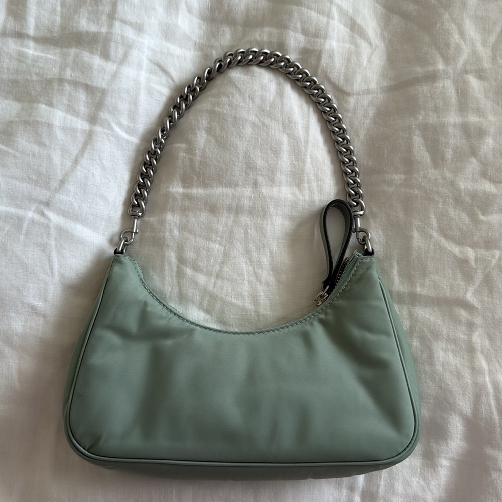 Tory Burch Mint Green nylon Chain-Accent shoulder with Crossbody Bag - Picture 3 of 7